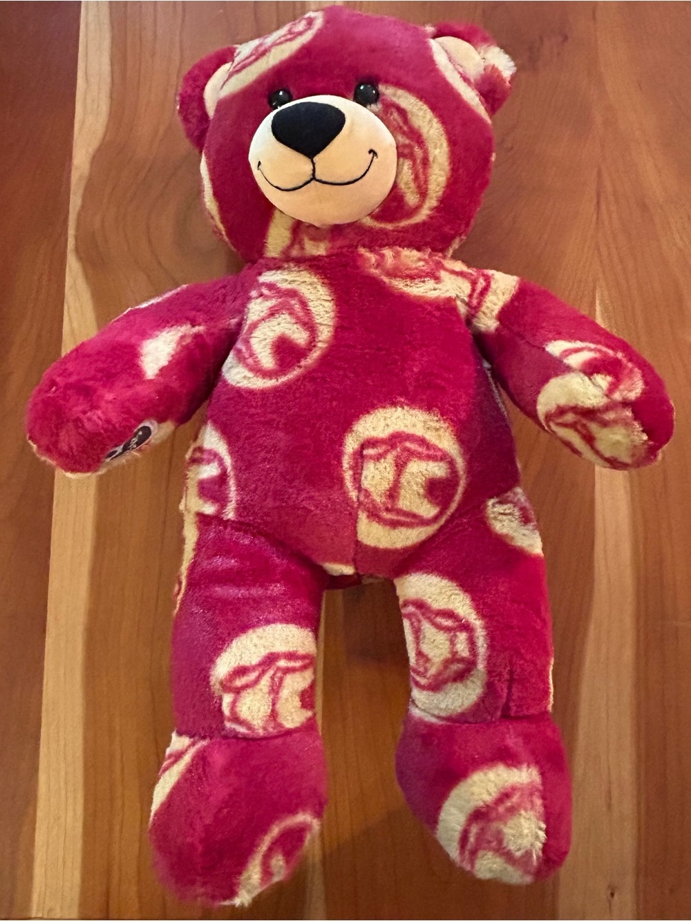 Build-A-Bear Marvel Iron Man Red Teddy Bear Plush Stuffed Animal 16”